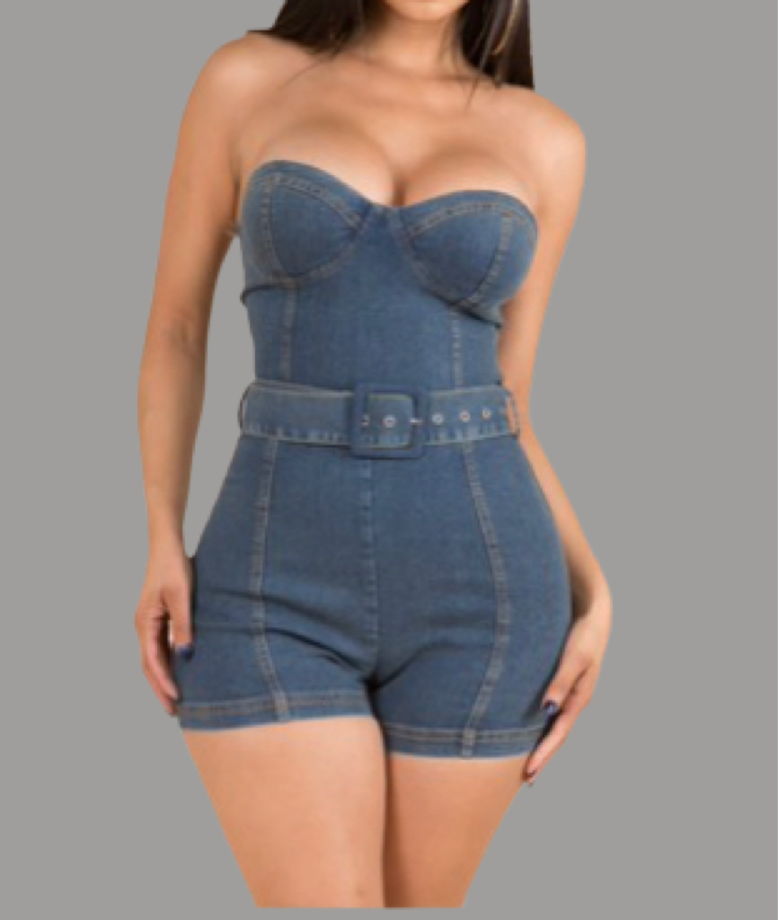 Jessie Denim Romper