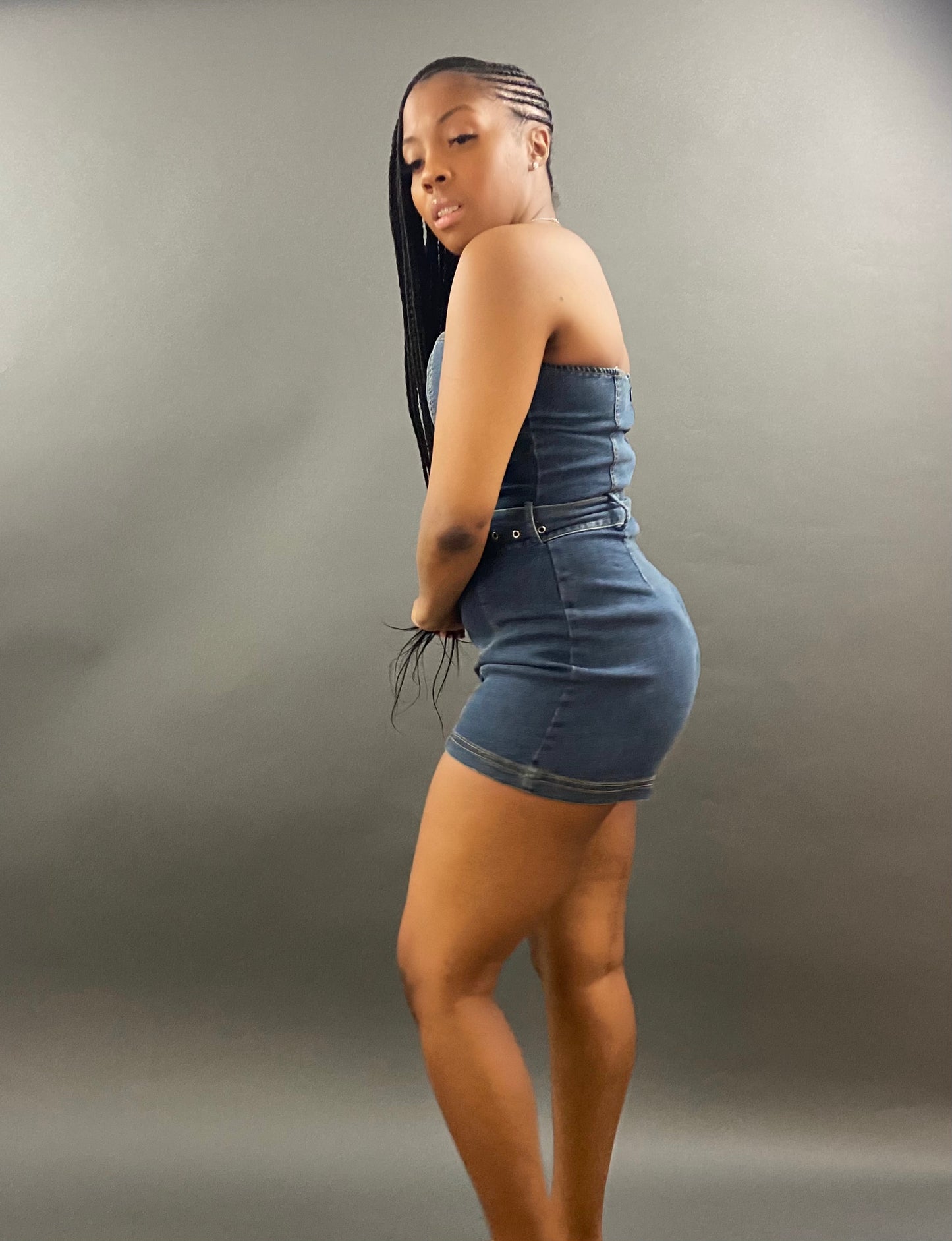 Jessie Denim Romper