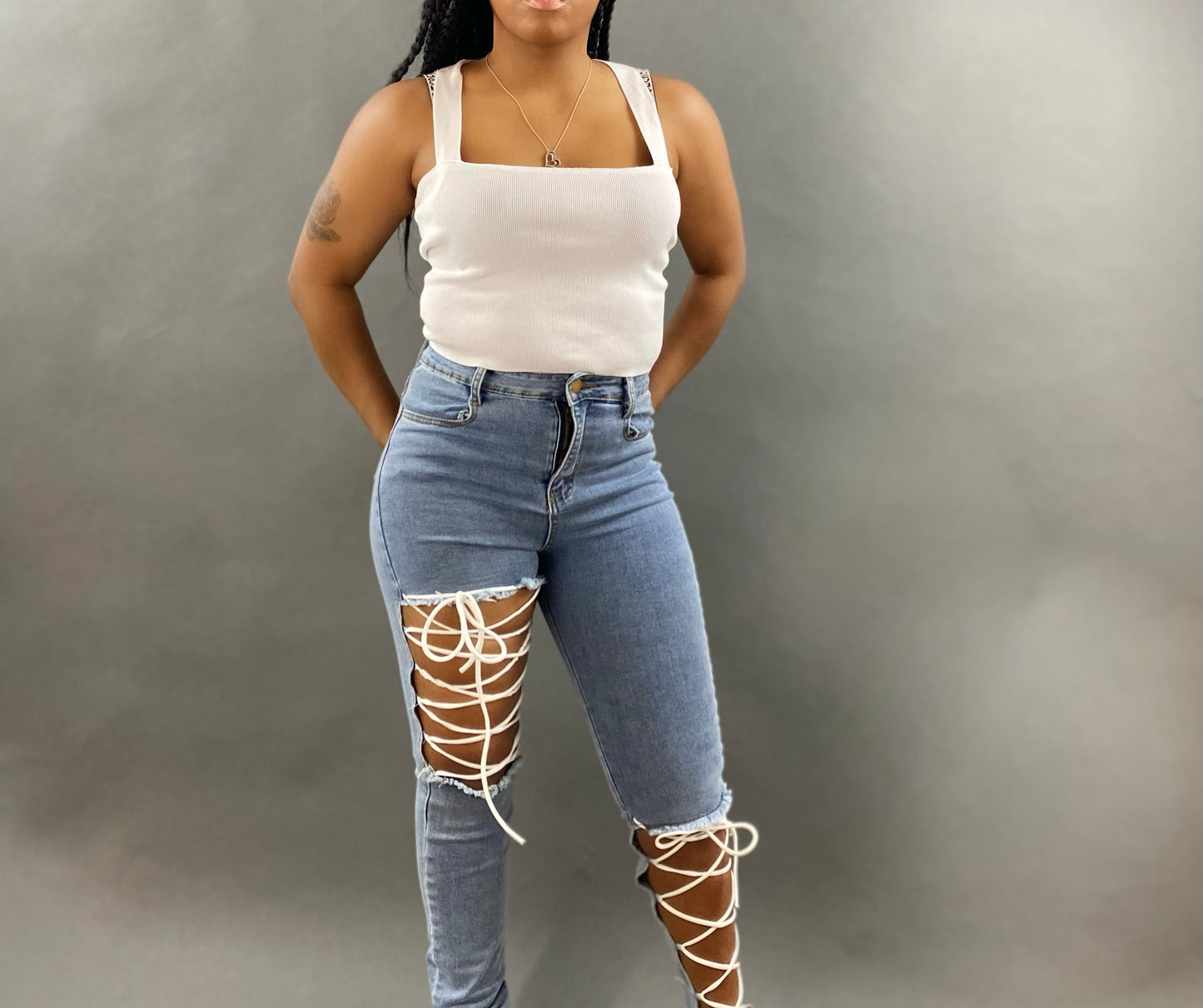 Lace Me Up Denim