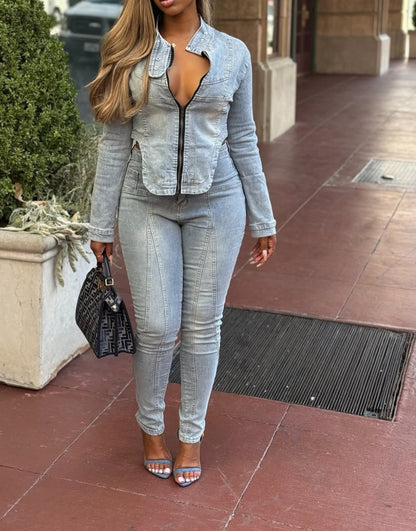 Denim Allure set