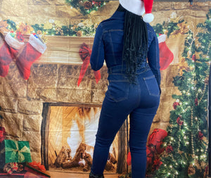 Daisy Denim Jumpsuit